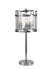 Eaton Polished Chrome Table Lamps Diyas Armed Table Lamps Eaton Polished Chrome Table Lamps Diyas Armed Table Lamps
